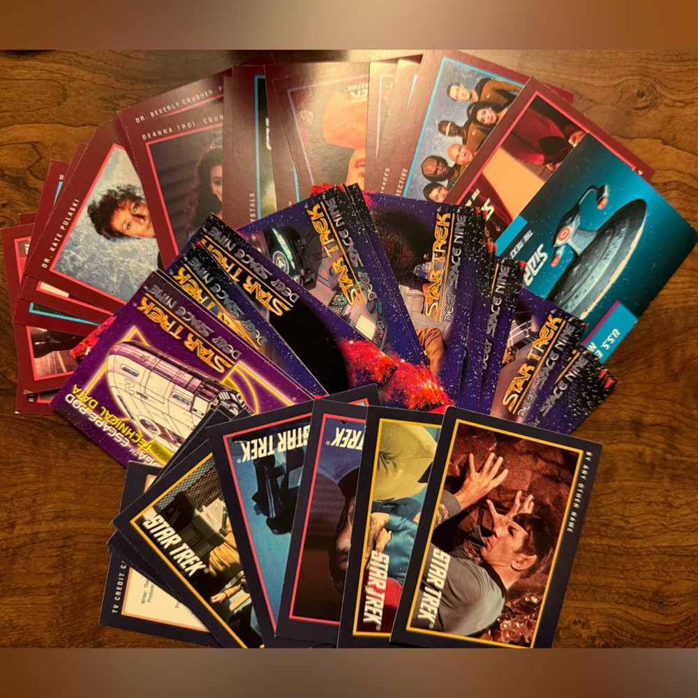 Star Trek VINTAGE 1991-1993 59Pc. Misc Trading Card Set